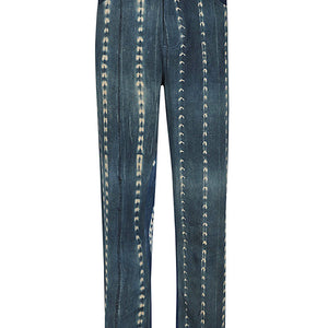 Wales Bonner Miles tie-dye denim jeans