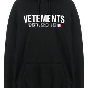 Vetements Logo cotton hoodie