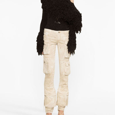 The Attico Essie cargo denim trousers