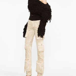 The Attico Essie cargo denim trousers