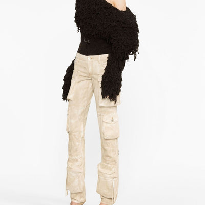 The Attico Essie cargo denim trousers