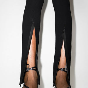 032C Front zip leggings