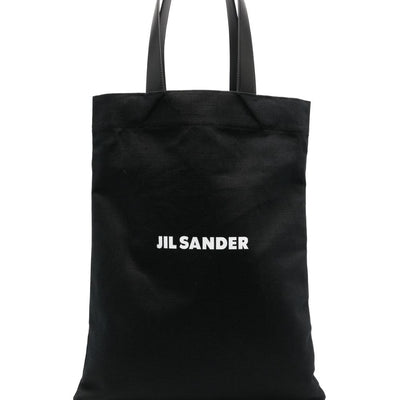 Jil Sander logo-print tote bag