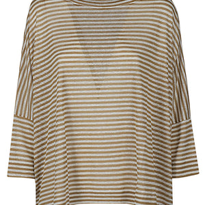 C-Zero Shirt Linen striped sweater
