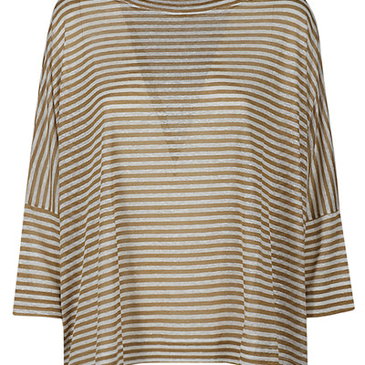 C-Zero Shirt Linen striped sweater