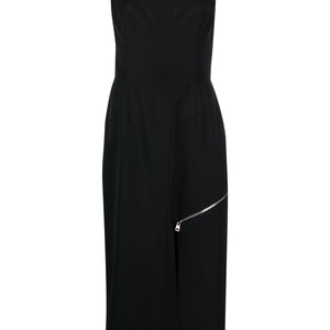 Alexander McQueen zip-embellished Midi Dress
