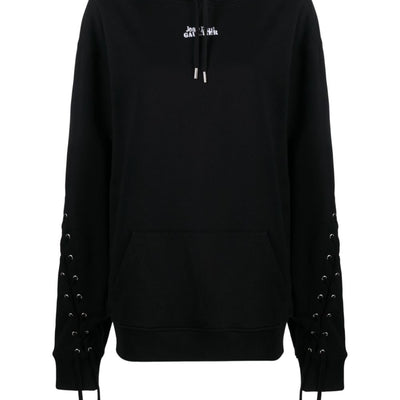 Jean Paul Gaultier Logo cotton hoodie