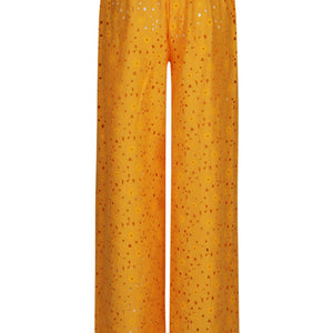 Feel Me Fab Tartana wide leg trousers