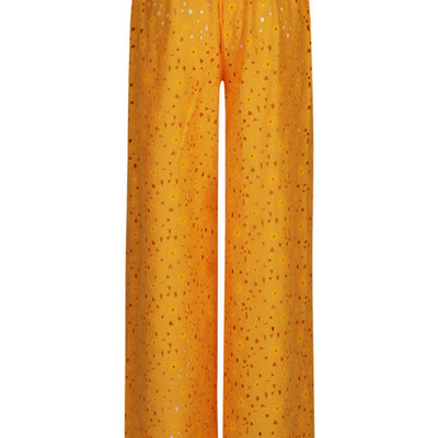 Feel Me Fab Tartana wide leg trousers