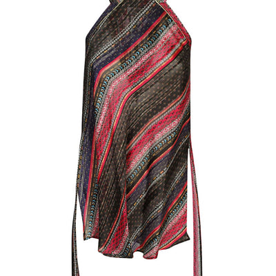 Seafarer Asymmetrical printed shirt