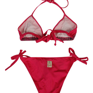 Feel Me Fab One printed triangle bikini set