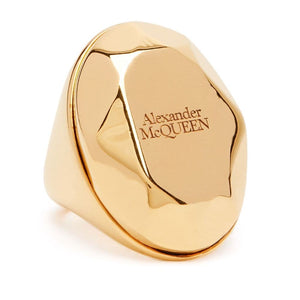 Alexander McQueen The Faceted Stone Ring