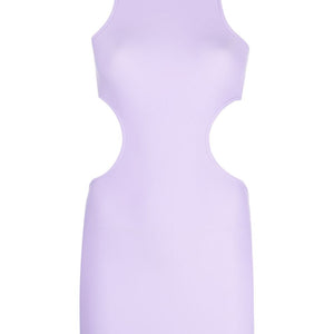Reina Olga Cut-out detail short dress