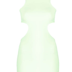 Reina Olga Cut-out detail short dress
