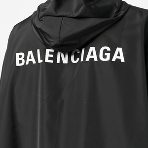 Balenciaga logo-print Hooded Windbreaker