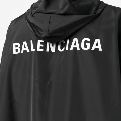 Balenciaga logo-print Hooded Windbreaker