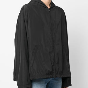 Balenciaga logo-print Hooded Windbreaker