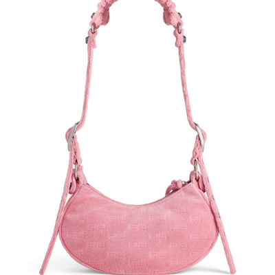 Balenciaga Le Cagole XS denim shoulder bag