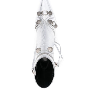 Balenciaga Cagole leather ankle boots