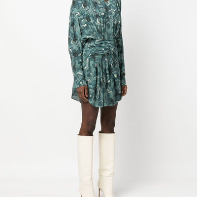 Iro Fontana printed short dress