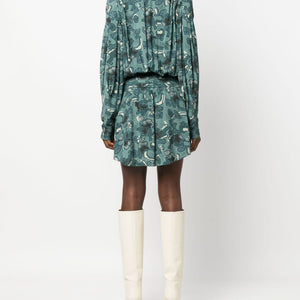 Iro Fontana printed short dress