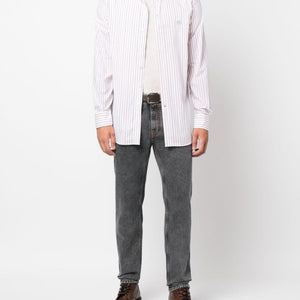 Etro Striped shirt with embroidery