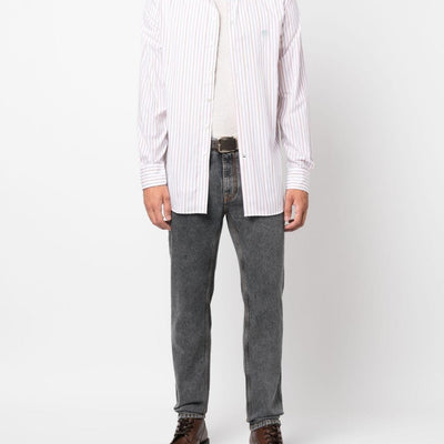 Etro Striped shirt with embroidery