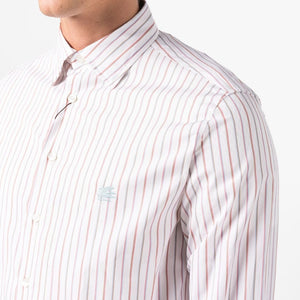 Etro Striped shirt with embroidery