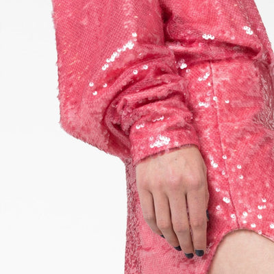The Attico Gael sequined mini dress