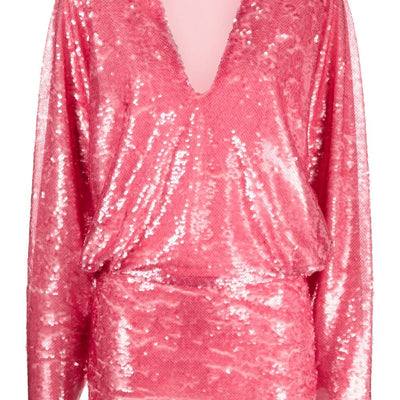 The Attico Gael sequined mini dress