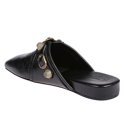Balenciaga Cozy Cagole leather mules in black