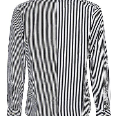 E.L.V. Denim Contrast striped cotton shirt