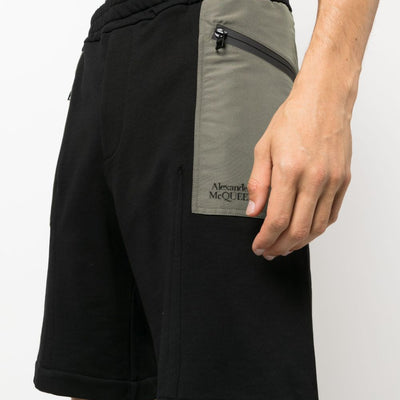 Alexander McQueen two-tone Elasticated Track Shorts