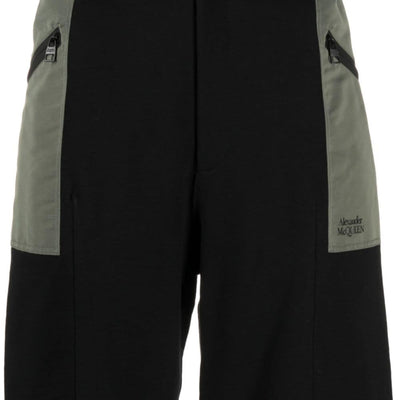 Alexander McQueen two-tone Elasticated Track Shorts