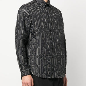 Palm Angels Monogram quilted overshirt