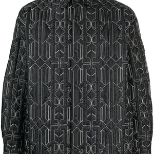 Palm Angels Monogram quilted overshirt