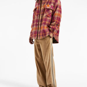 Palm Angels Checked wool overshirt