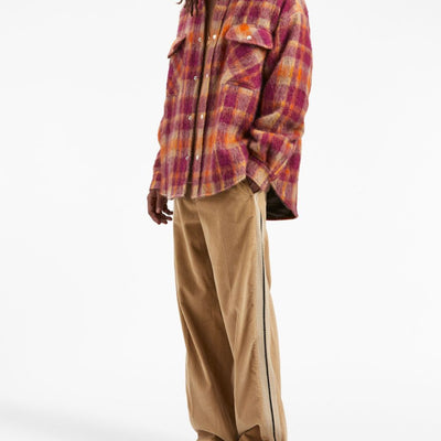 Palm Angels Checked wool overshirt