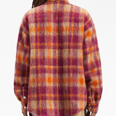 Palm Angels Checked wool overshirt