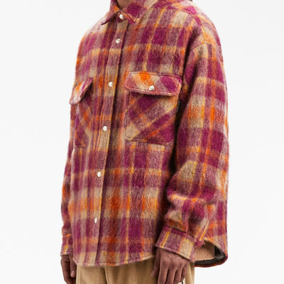 Palm Angels Checked wool overshirt