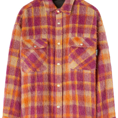 Palm Angels Checked wool overshirt