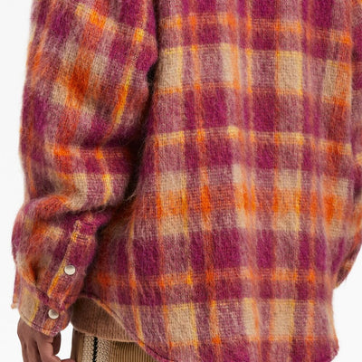 Palm Angels Checked wool overshirt