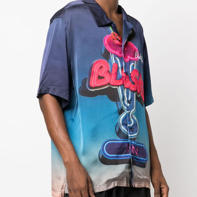 Blue Sky Inn Printed viscose shirt