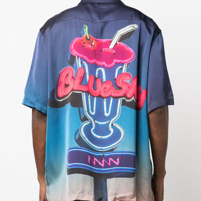 Blue Sky Inn Printed viscose shirt
