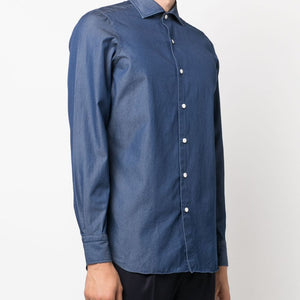 Finamore 1925 Napoli Regular fit denim shirt