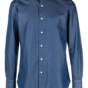 Finamore 1925 Napoli Regular fit denim shirt