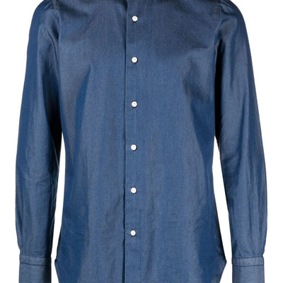 Finamore 1925 Napoli Regular fit denim shirt