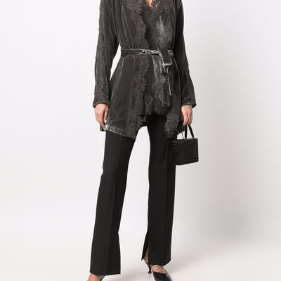Gold Hawk Velvet long duster
