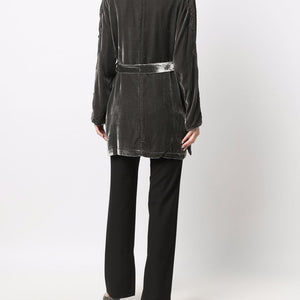 Gold Hawk Velvet long duster