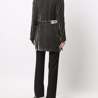 Gold Hawk Velvet long duster